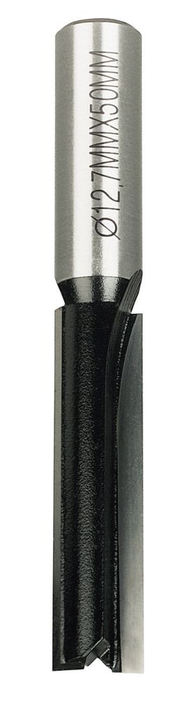 Image of Trend TR17X1/2TC 1/2" Shank Double-Flute Straight Worktop Router Cutter 12.7mm x 50mm 