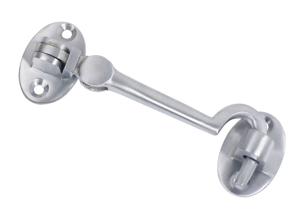 Image of Cabin Hook Satin Chrome 100mm 
