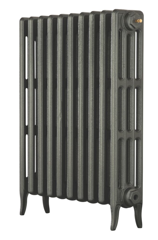 Image of Arroll Neo-Classic 4-Column Cast Iron Radiator 760mm x 634mm Cast Grey 3101BTU 