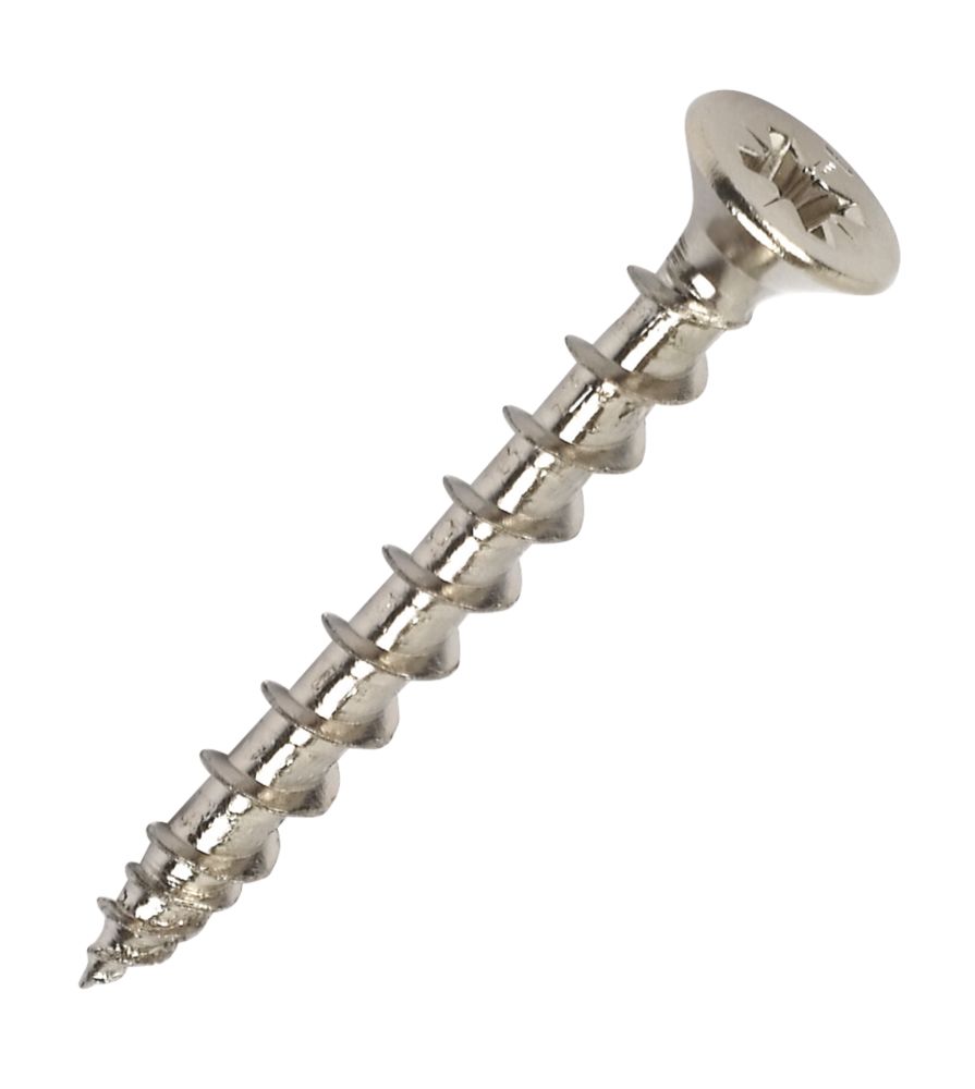 Image of Hinge-Tite PZ Double-Countersunk Thread-Cutting Hinge Screws 4mm x 30mm 50 Pack 