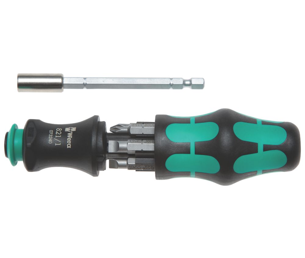Image of Wera Kraftform Kompakt Interchangeable Screwdriver Set 7 Pieces 