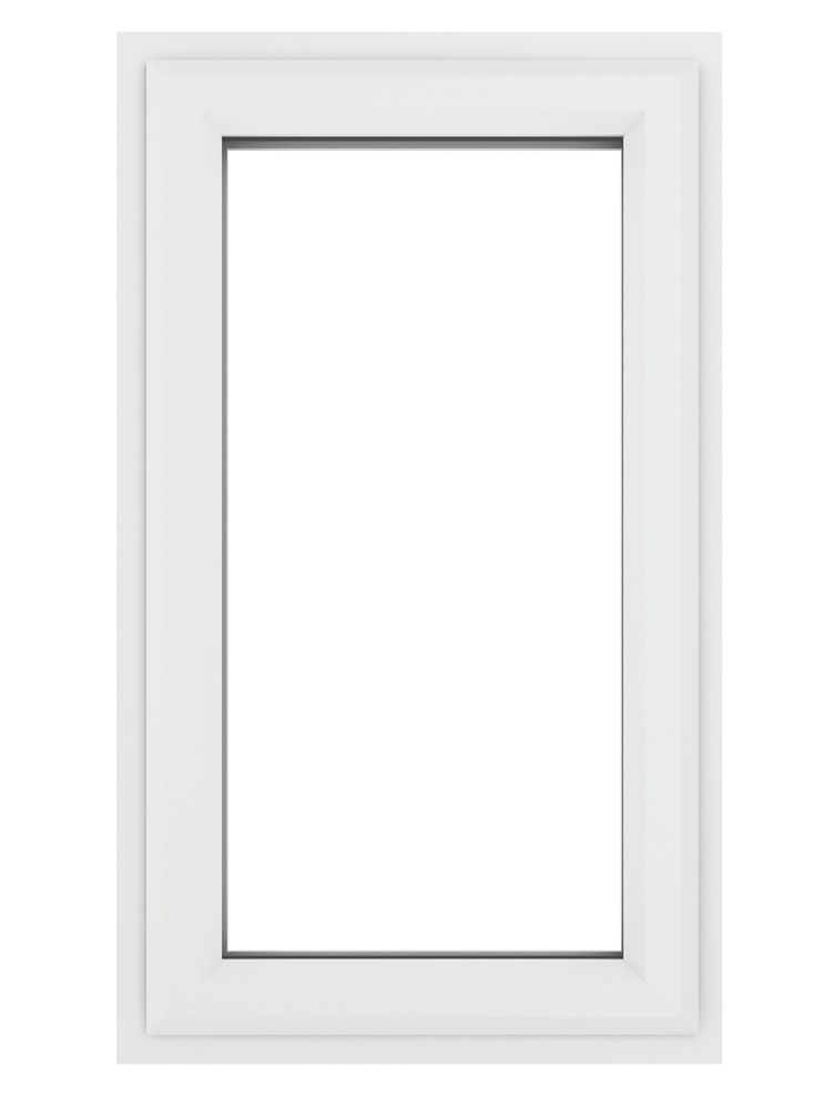 Image of Crystal Left-Hand Opening Clear Triple-Glazed Casement White uPVC Window 610mm x 1040mm 