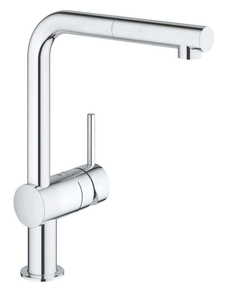 Image of Grohe Minta 31861000 Pull-Out Spray Mono Mixer Chrome 