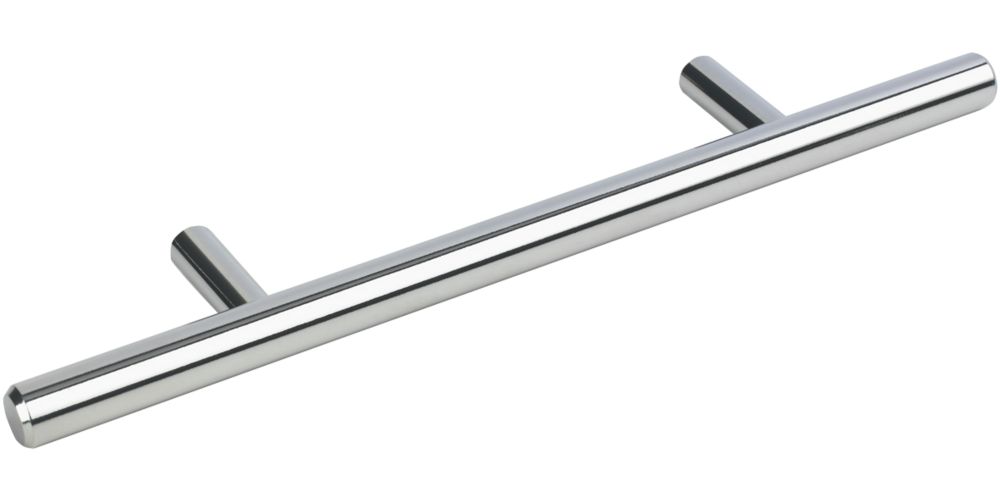 Image of Smith & Locke T Bar Pull Handle Polished Chrome 96mm 
