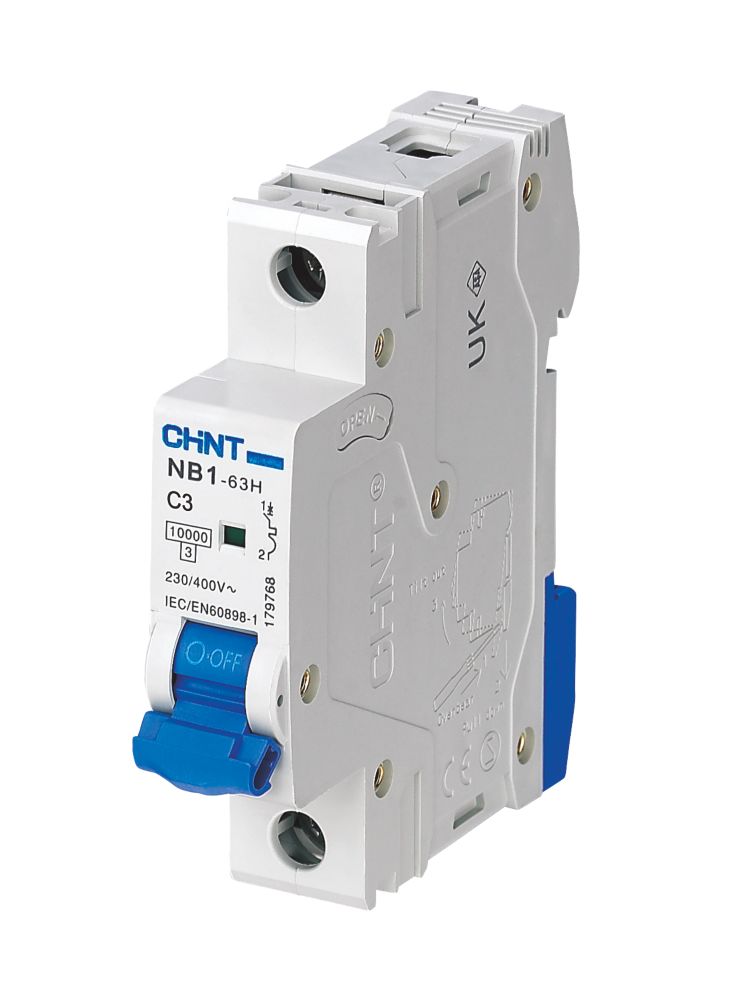 Image of Chint NB1 3A SP Type C 3-Phase MCB 