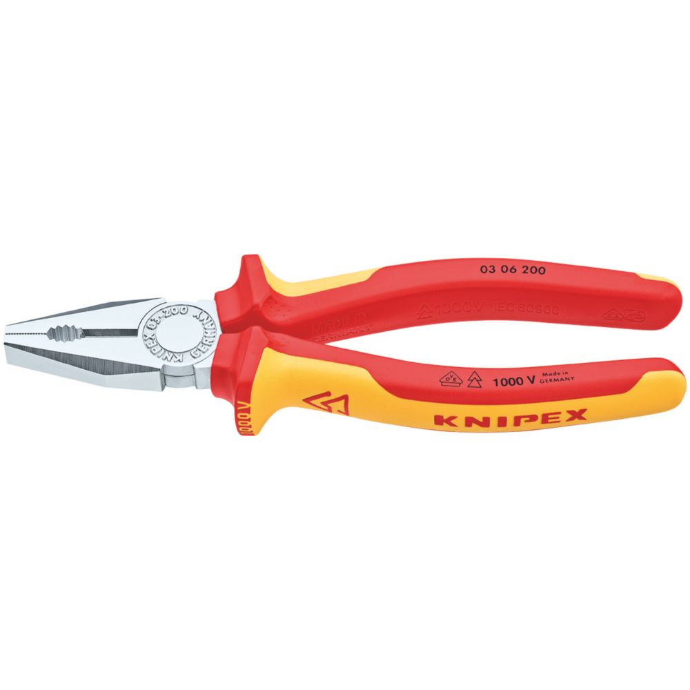 Image of Knipex VDE Combination Pliers 8" 