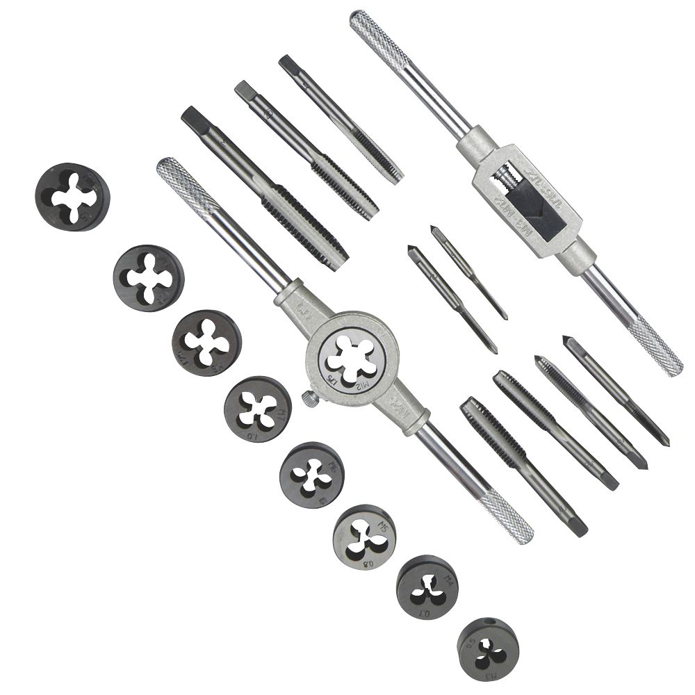 Image of M3-M12 Metric Tap & Die Set 20 Pieces 