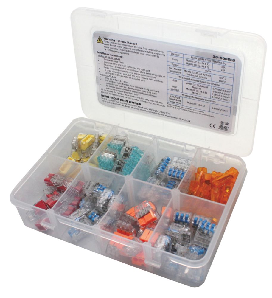 Image of Ideal Electrical Wire Connector Set 80 Pcs 