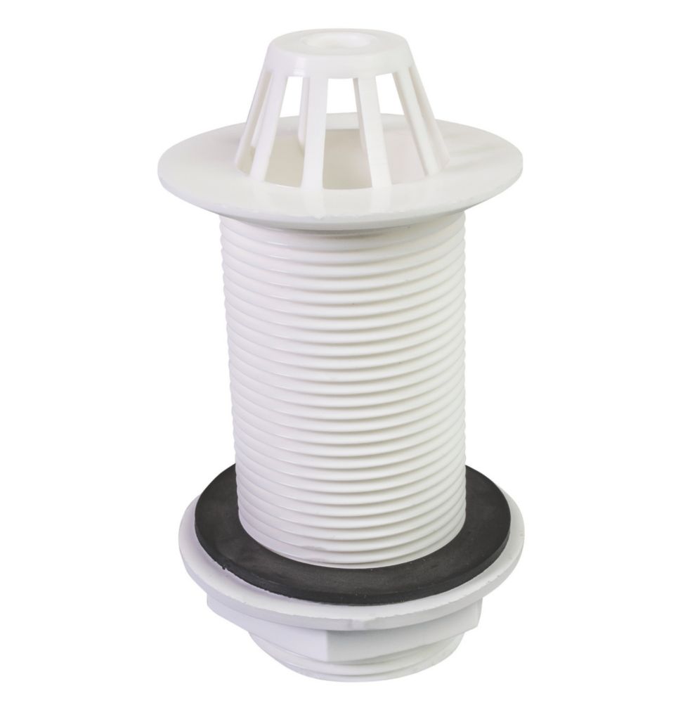 Image of Thomas Dudley Ltd Urinal Waste Plastic Body 1 1/4" White 