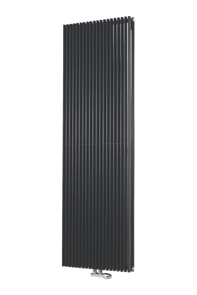 Image of Ximax Aurora Duplex Designer Radiator 1800mm x 450mm Anthracite 5379BTU 