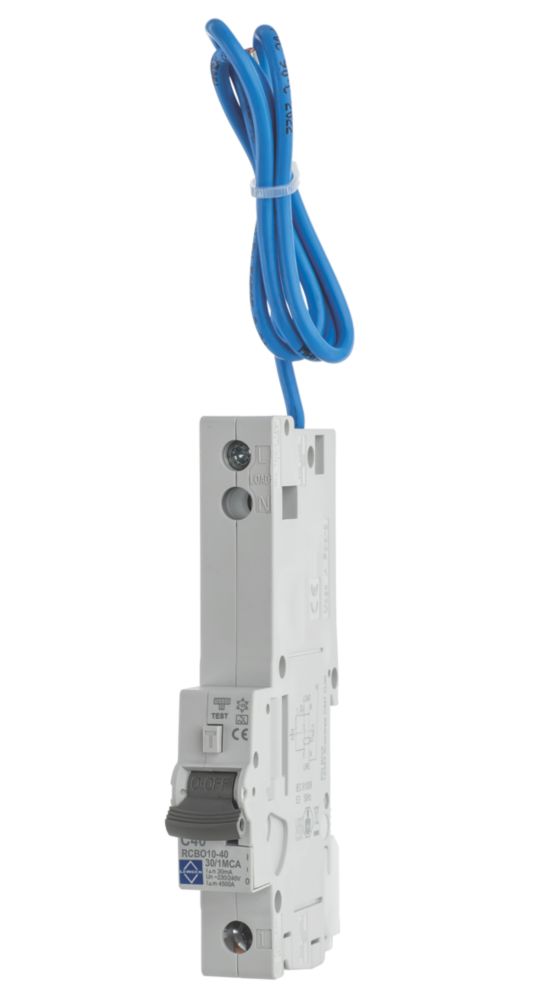 Image of Lewden 40A 30mA SP Type C RCBO 