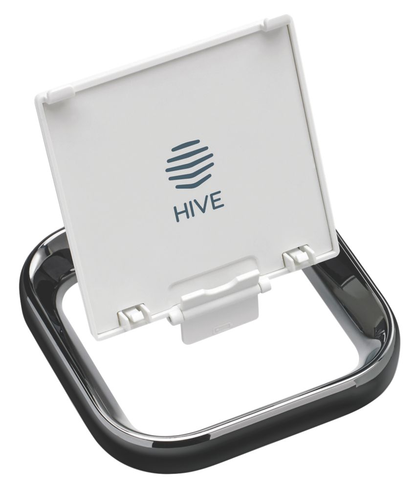 Image of Hive White & Silver Thermostat Stand 