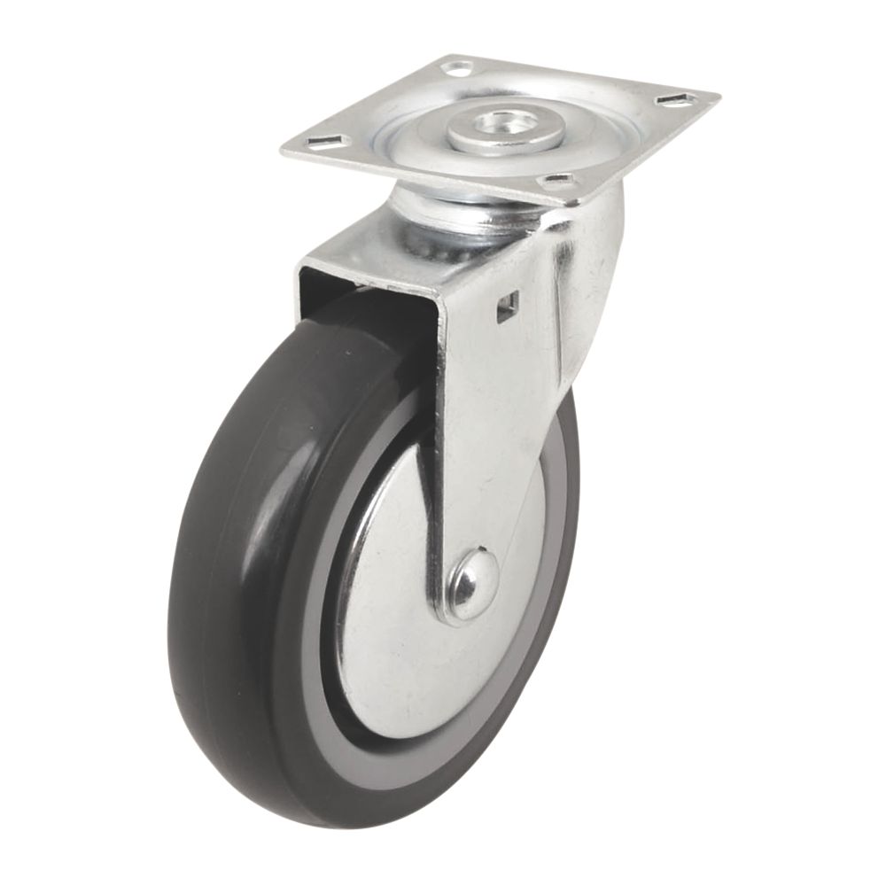 Image of Heavy Duty TPR Swivel Castor 100mm 