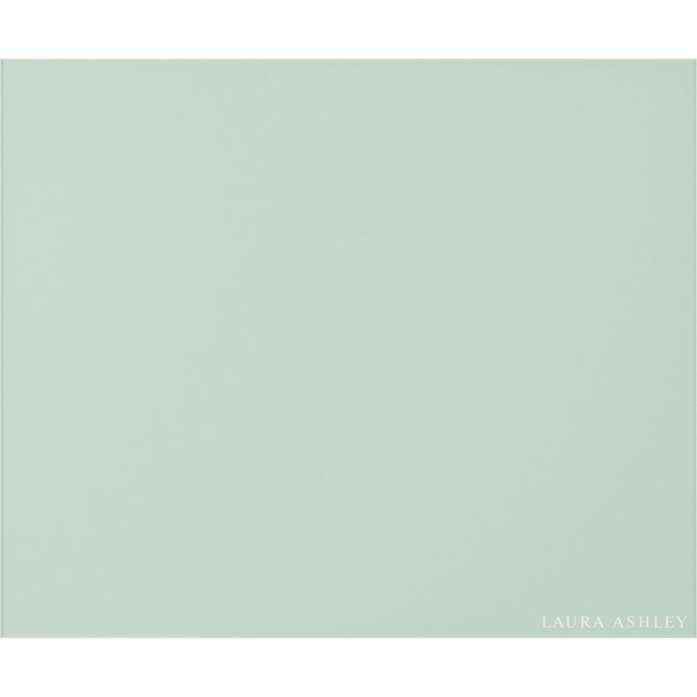 Image of Laura Ashley Eau de Nil Green Self-Adhesive Glass Kitchen Splashback 900mm x 750mm x 6mm 