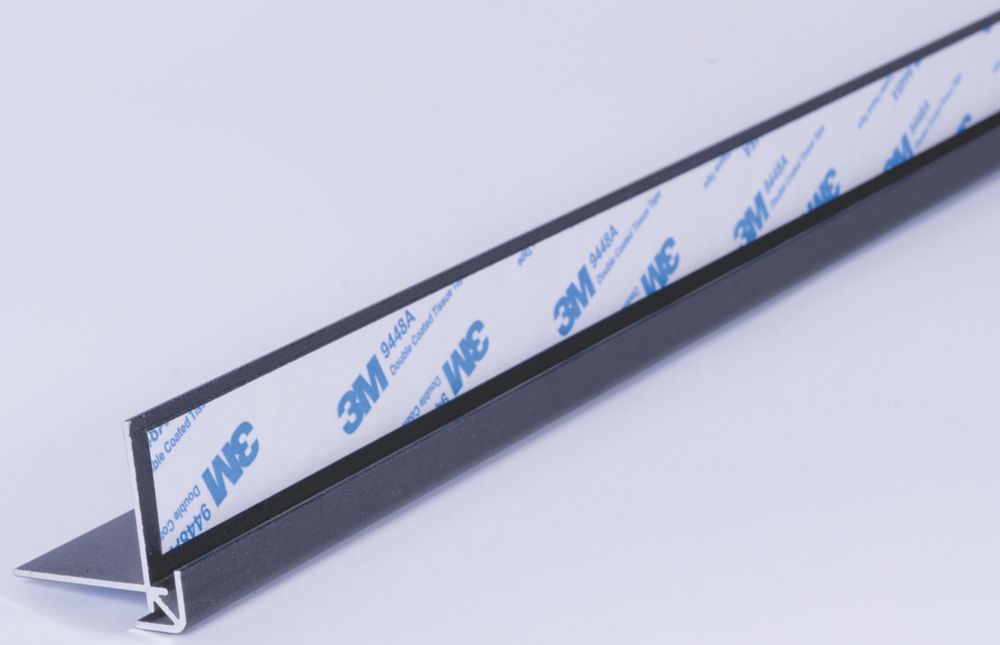 Image of Splashwall External Corner Matt Anthracite 750mm x 4mm 