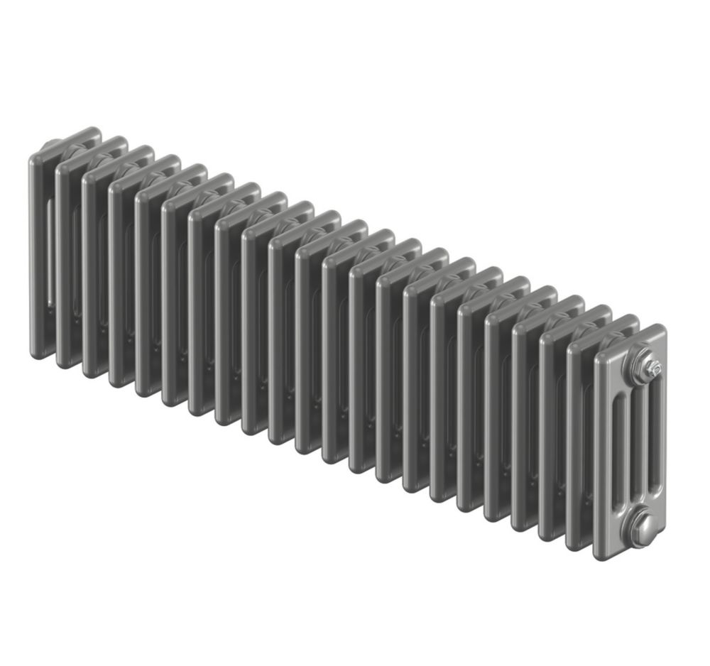 Image of Acova Classic 4 Column Horizontal Radiator 300mm x 1042mm Silver 3145BTU 