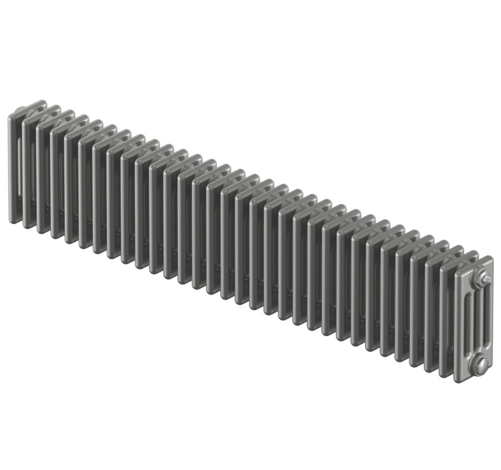 Image of Acova Classic 4 Column Horizontal Radiator 300mm x 1502mm Silver 4575BTU 