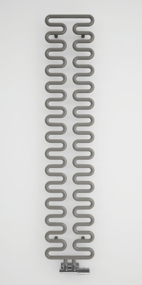 Image of Terma Aire Designer Towel Rail 1555mm x 300mm Grey 1423BTU 