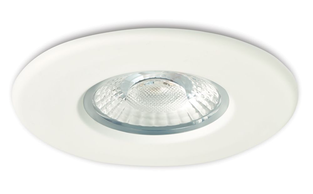 Image of Collingwood H2 Lite 500 Fixed Fire Rated LED Downlight Matt White 5W 500lm 