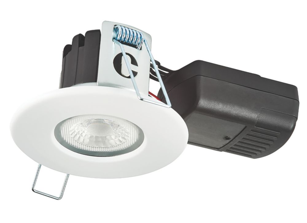Image of Collingwood H2 Lite 500 Fixed Fire Rated LED Downlight Matt White 5W 500lm 