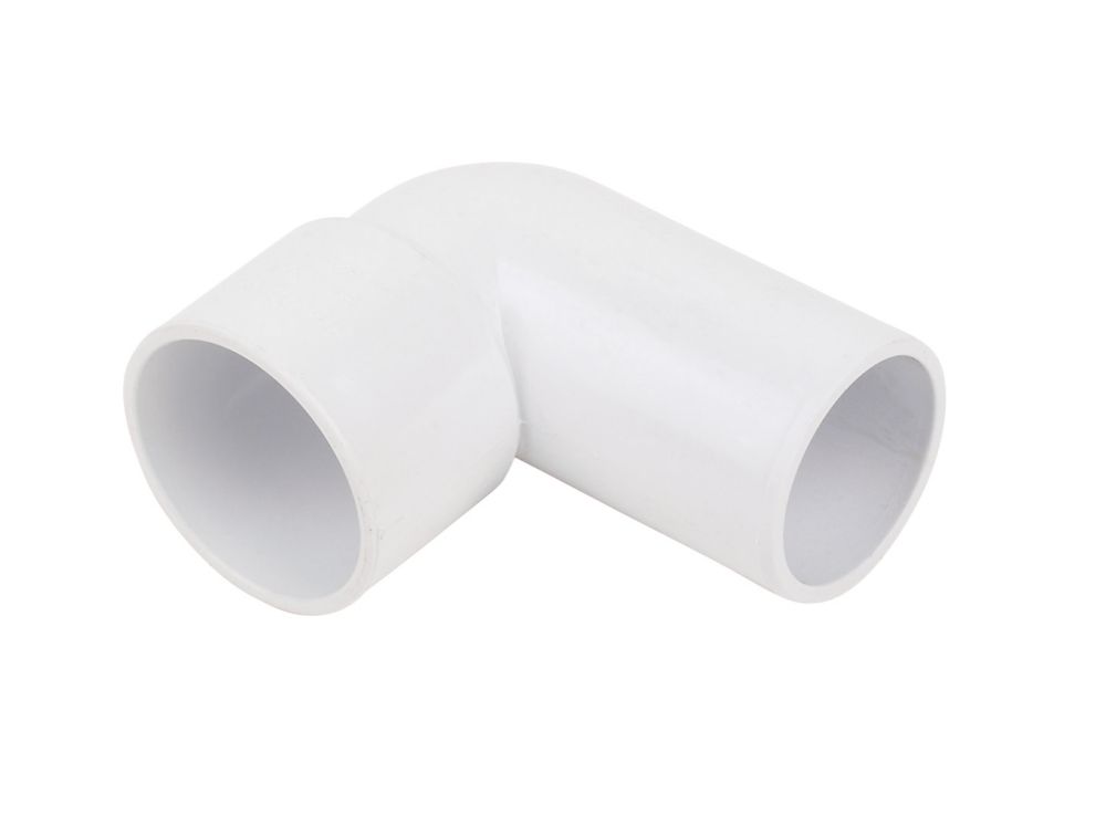 Image of FloPlast Conversion Bends 90Â° White 32mm 5 Pack 