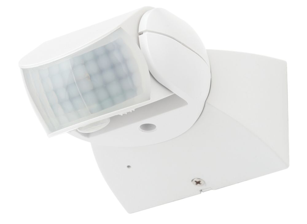 Image of Zinc DION Indoor & Outdoor White PIR Twin Sensor 180Â° 