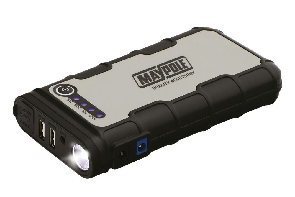 MP716 12A 12V/24V Metal Cased Battery Charger - Maypole