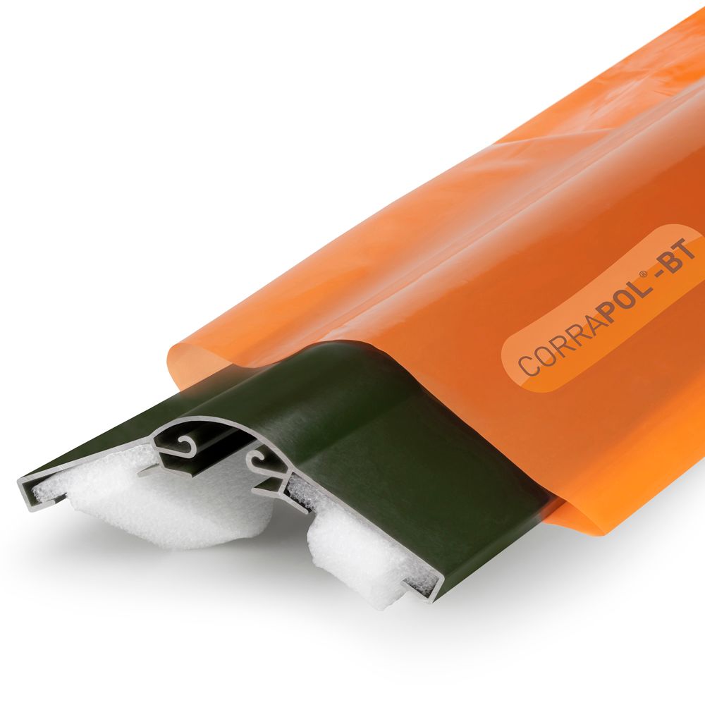 Image of Corrapol-BT Green 3mm Super Ridge Bar 2000mm x 148mm 