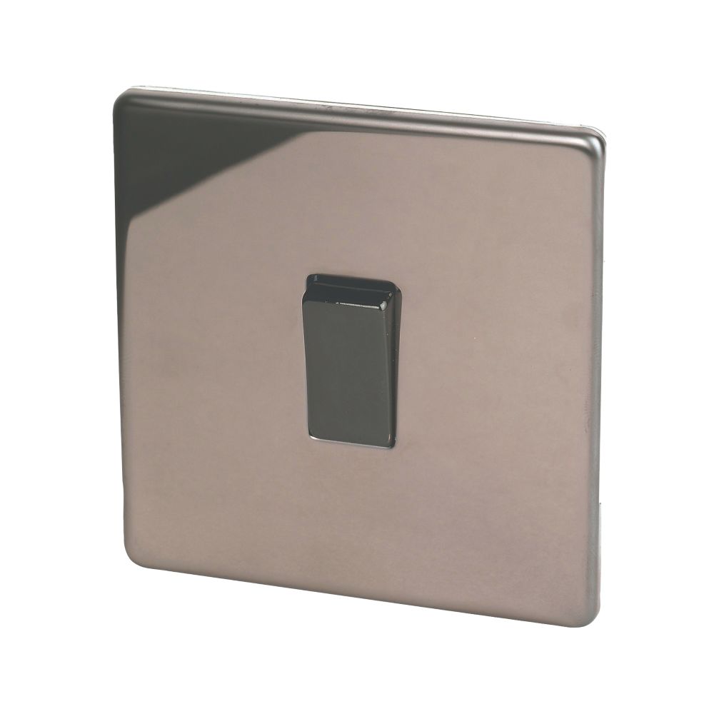 Image of Varilight 10AX 1-Gang 2-Way Light Switch Polished Bronze 