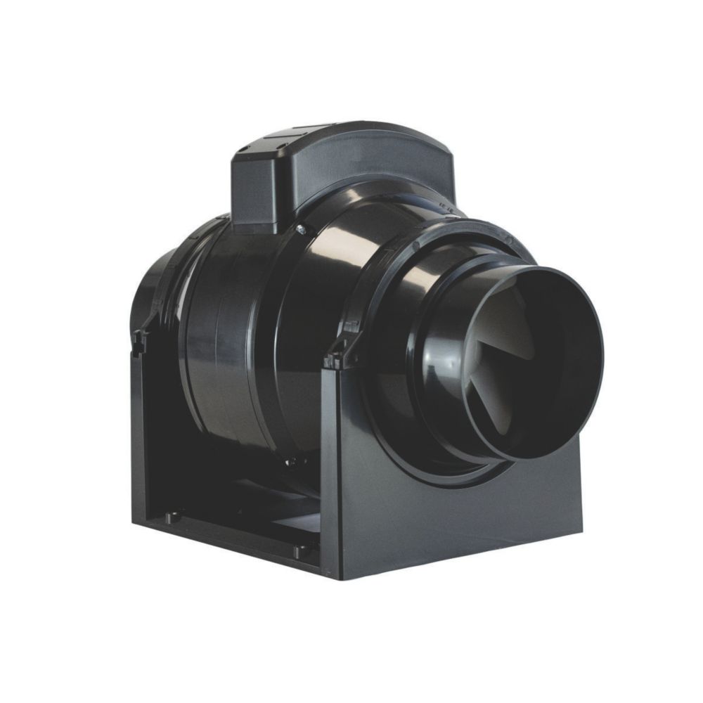 Image of Manrose MF100T 4" Axial Inline Extractor Fan with Timer 240V 