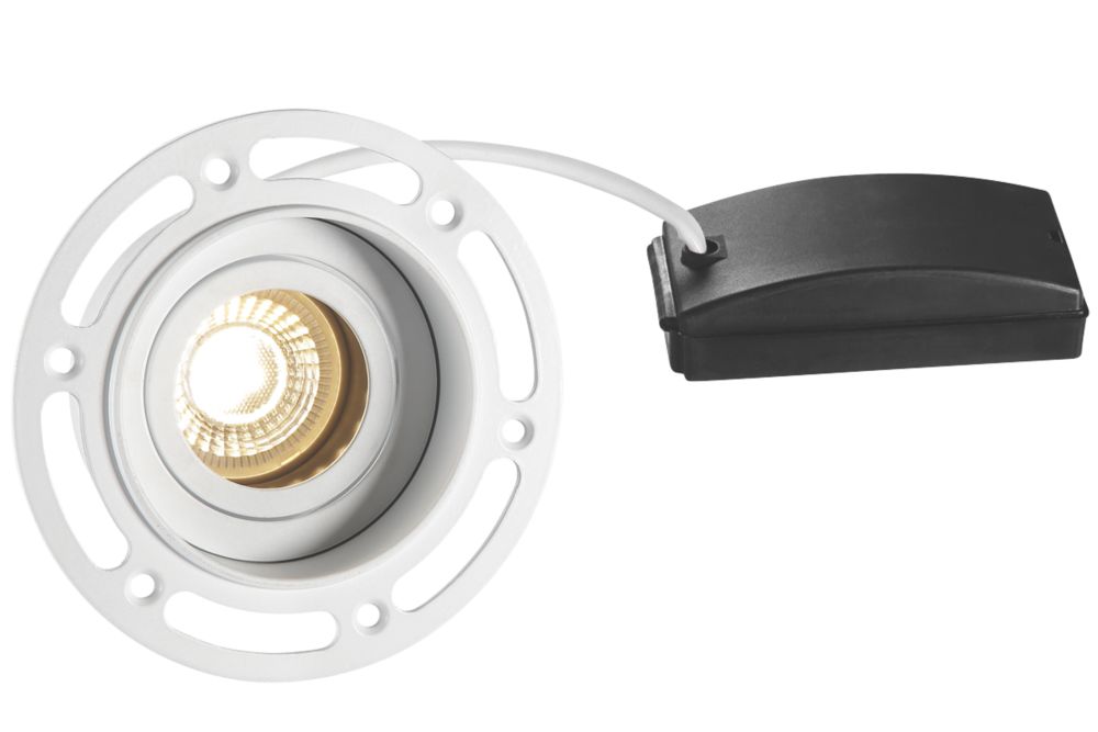Image of Saxby Trimless Tilt Downlight White 