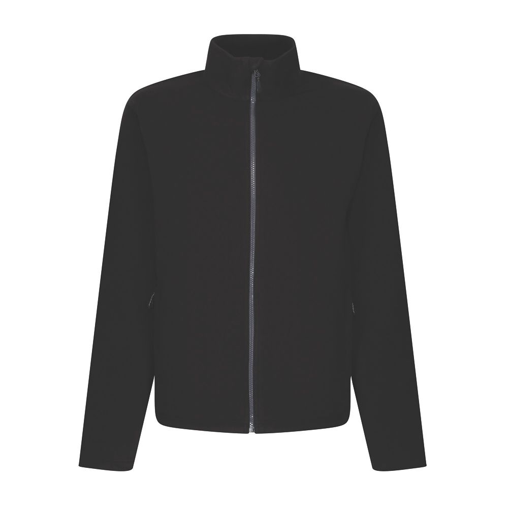 Image of Regatta Honestly Made Full Zip Fleece Black XXX Large 50" Chest 
