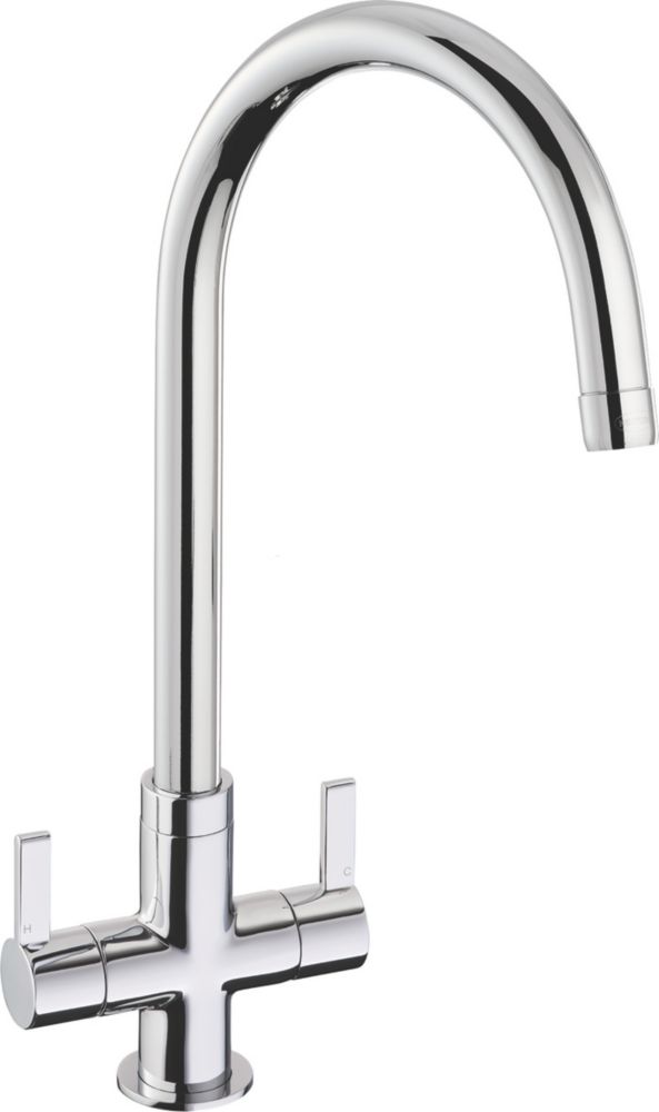 Image of Streame by Abode Neo Dual-Handle Mono Mixer Chrome 