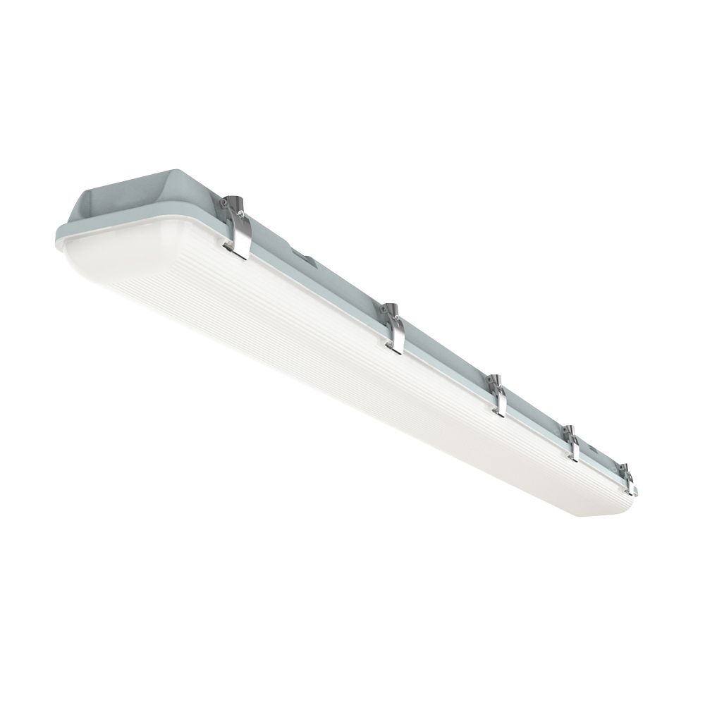 Image of 4lite Twin 5ft Non-Maintained Emergency LED Non-Corrosive Batten With Microwave Sensor 60W 6353lm 230V 