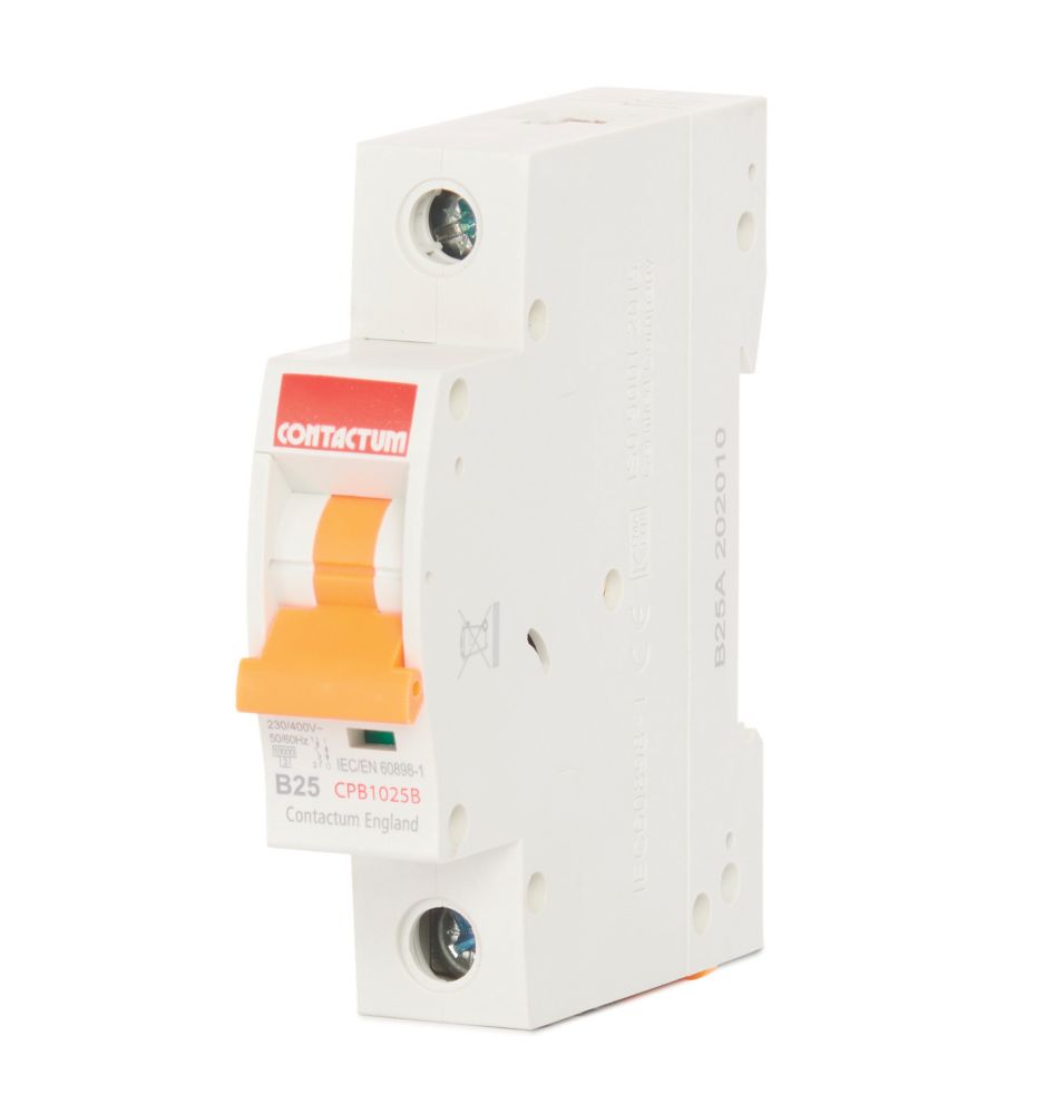 Image of Contactum Defender 25A SP Type B MCB 