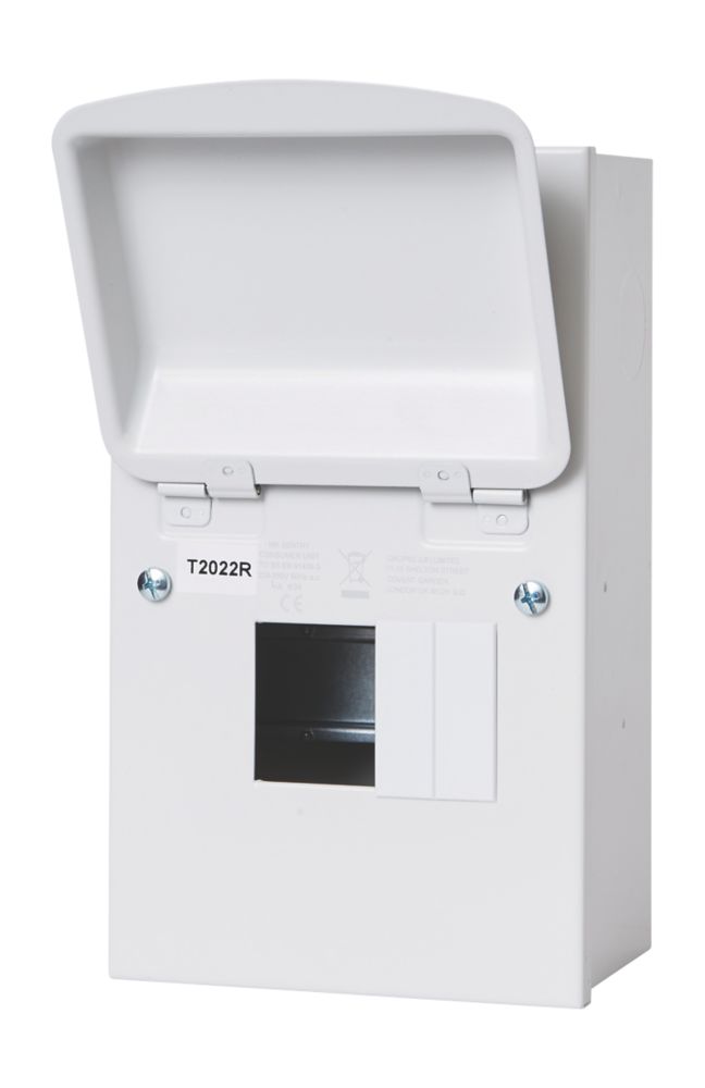 Image of MK Sentry 4-Module Unpopulated Enclosure Only Consumer Unit 