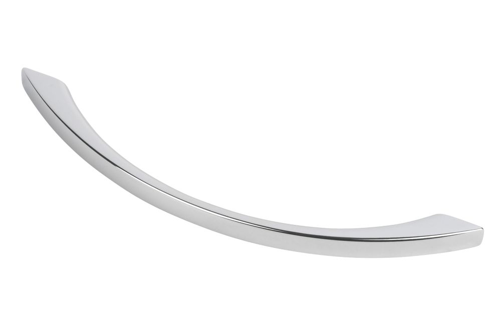 Image of Hafele Cordella Bow Handle Polished Chrome 128mm 