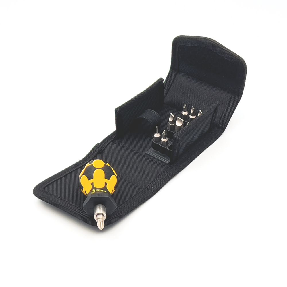 Image of Wera Kraftform Kompakt Stubby ESD 1 Interchangeable Screwdriver Set 10 Pieces 