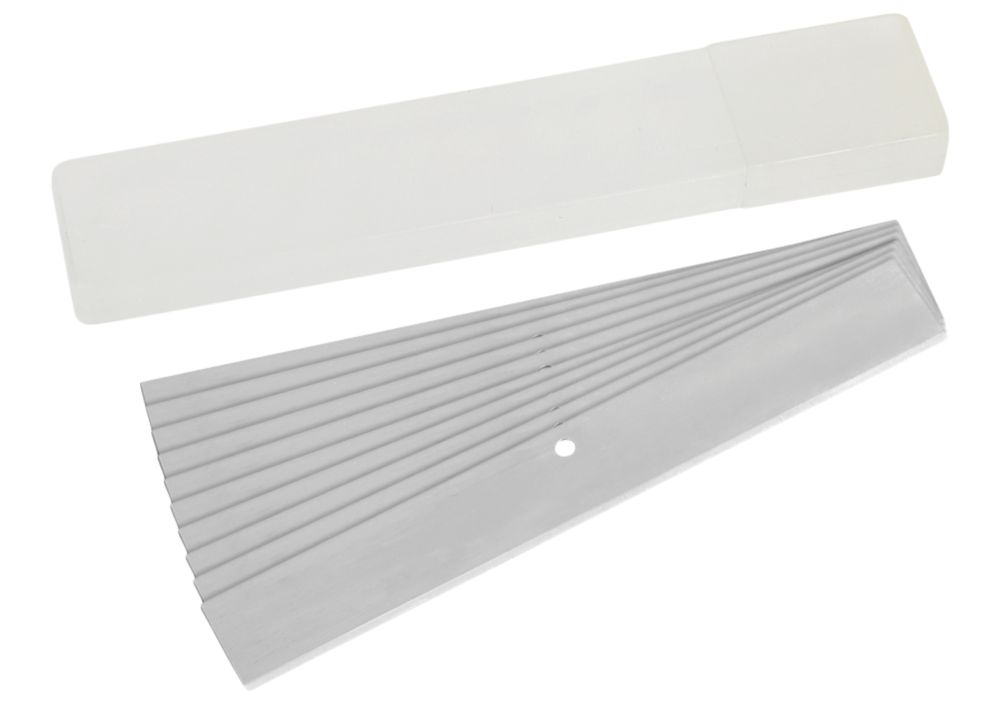 Image of Fortress Long-Handled Scraper Blades 100mm 10 Pack 