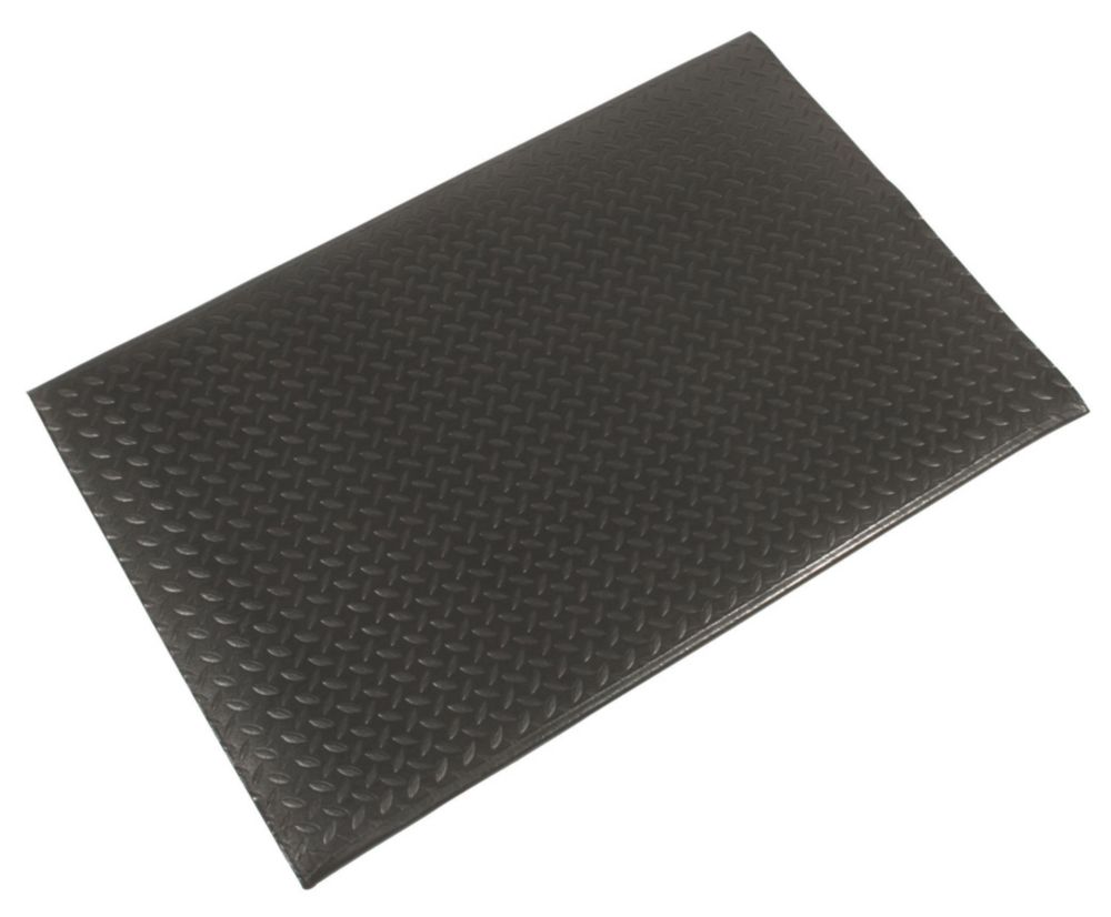 Image of COBA Europe Orthomat Diamond Anti-Fatigue Floor Mat Black 0.9m x 0.6m x 9mm 