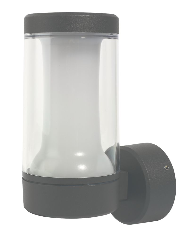 Image of 4lite Outdoor LED Wall Light Graphite 8W 268lm 