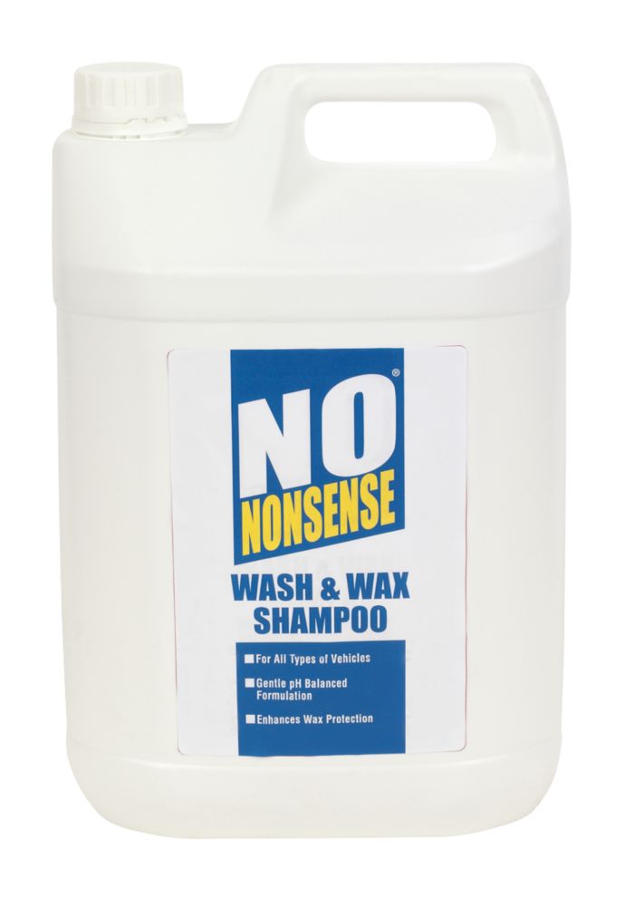 Image of No Nonsense Wash & Wax Shampoo 5Ltr 