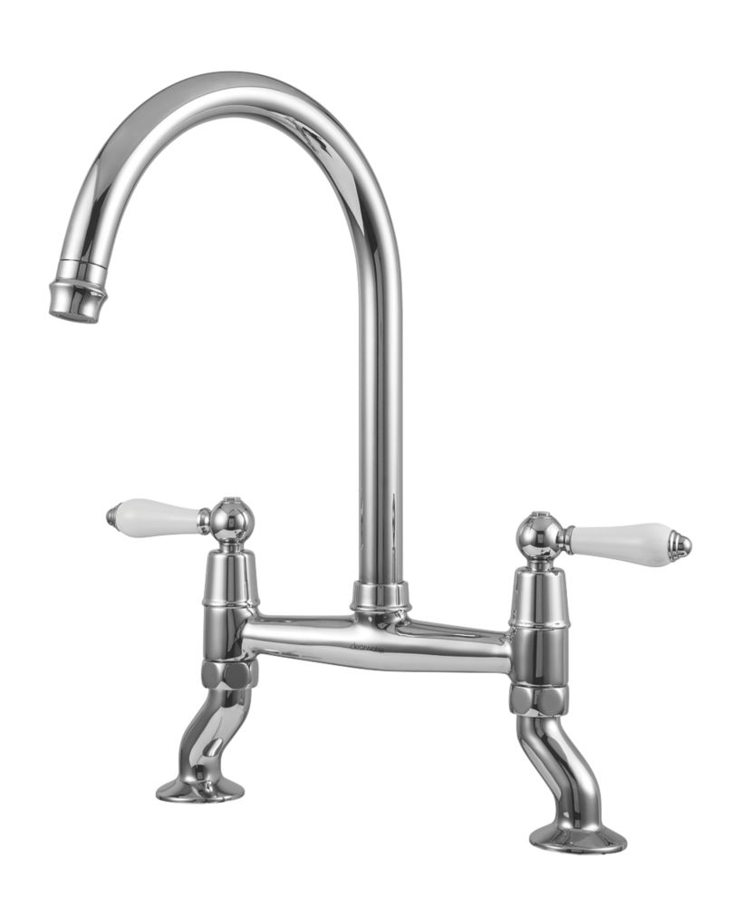 Image of Clearwater Elegance Dual-Lever Mixer Tap Chrome 