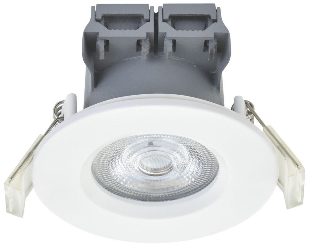 Image of LAP Fixed LED Downlights White 4.5W 400lm 10 Pack 
