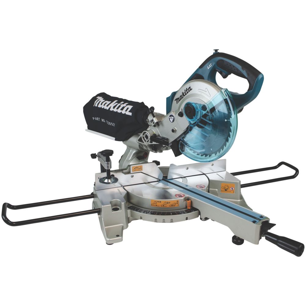 Image of Makita DLS713NZ 190mm 18V Li-Ion LXT Cordless Single-Bevel Sliding Compound Mitre Saw - Bare 