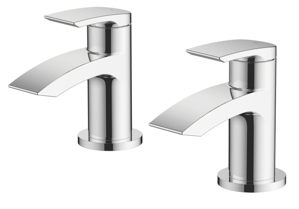 Image of Wye Bathroom Basin Taps Chrome 