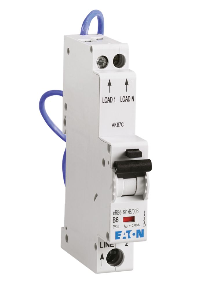 Image of Eaton Memera 10A 30mA SP Type B RCBO 