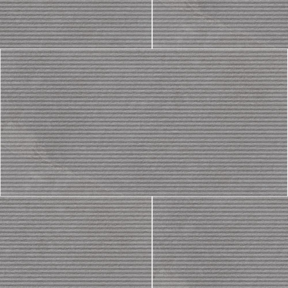 Image of Marquis Espacio Deco Grey Porcelain Tile 625mm x 320mm 5 Pack 