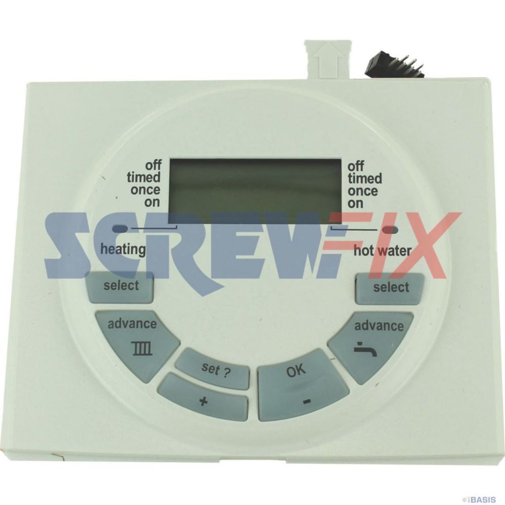 Image of Worcester Bosch 87161066650 TWIN CHANNEL DIGITAL TIMER DT20 