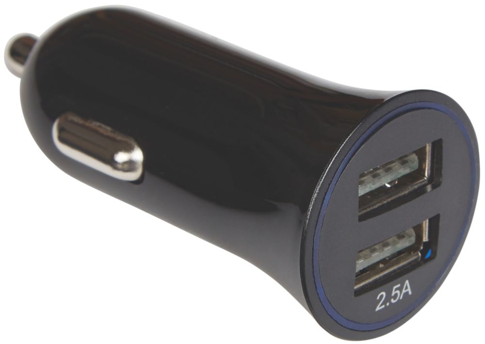 Image of Ring RMS23 2 Outlet Type A USB In-Car Charger 12 & 24V 